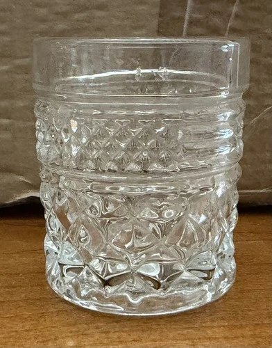 Vintage Anchor Hocking Wexford Shot Glass/Toothpick Holder