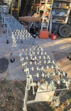 Nestaflex 226 expandable roller conveyor 18 INCHES WIDE  GOOD USABLE CONDITION 