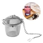 2 Pcs Stainless Steel Mesh Tea Infuser Loose with Lid and Hook