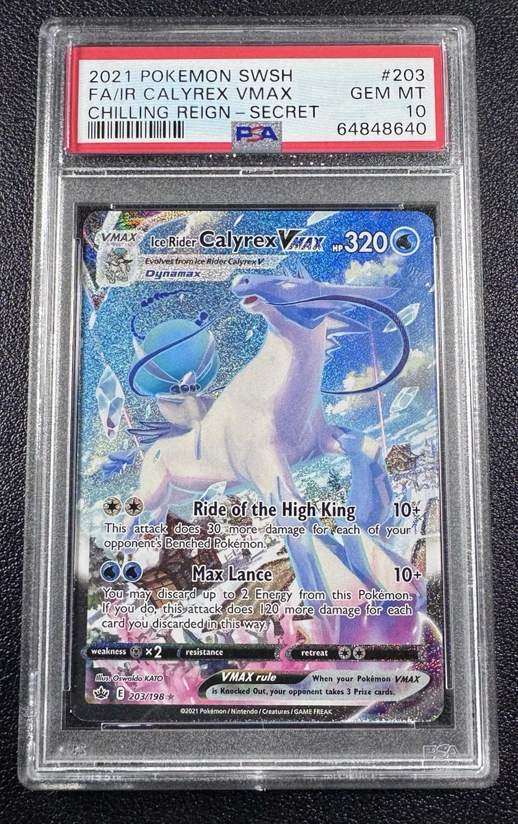 Ice Rider Calyrex VMAX Pokémon TCG Cards for sale | eBay