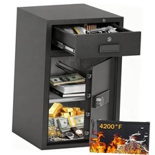 Heavy Duty Drawer Safe for Hotel, Home and Office - Digital Keypad 5.1 Cub