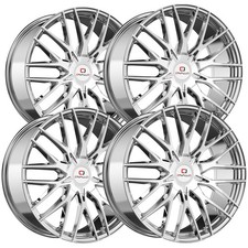 Set Of 4 Cavallo Clv-45 18x8 5x1005x4.5 35mm Nano Chrome Wheels Rims Set Of 4 Cavallo Clv-45 18x8 5x1005x4.5 35mm Nano Chrome Wheels Rims
