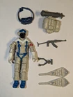 G.I. Joe SNOW SERPENT v1 Figure Complete 1985 Hasbro ARAH Cobra GI JOE