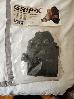 Grip-X Winter Walking Rubber Ice Cleats Size X Large  NEW