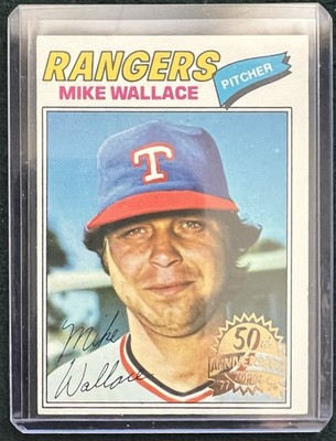 2026 Topps Heritage Mike Wallace Buyback 1977  Original Gold Stamped Vintage  