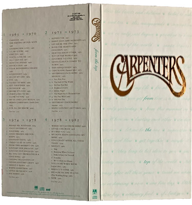 CARPENTERS FROM THE TOP 4 CD BOX SET BRAND NEW A&M BMG 73145400002