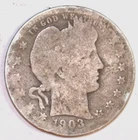1903-P Barber Silver Quarter - Good - #2413BQ