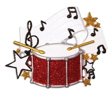 Hobbies Activities BAND Personalized Christmas Tree Ornament