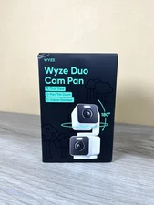 Wyze - Duo Cam Pan, 2K Wired Dual Pan/Tilt Camera with Spotlight, Indoor/Outd...