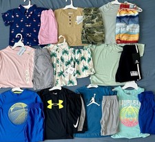Huge Lot Boys Size 4 5 Clothes NEW EC Shorts 4T 5T Nike Summer Shorts Jordan