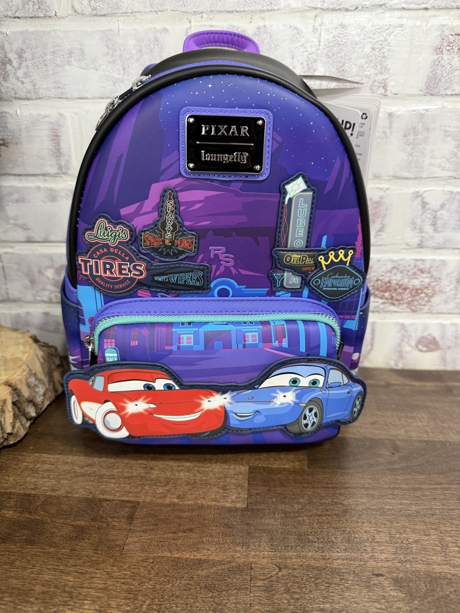 Loungefly Disney Pixar Cars Lightning McQueen & Sally Light-Up