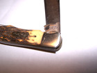 SCHRADE USA UNCLE HENRY 127 UH BEAR PAW POCKET KNIFE WITH SHEATH — photo 2