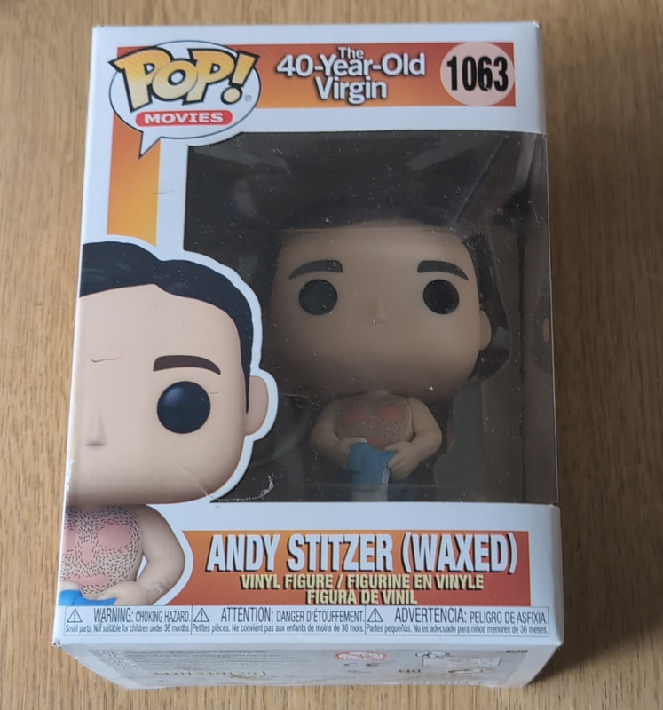 Funko Pop! Movies Andy Stitzer (Waxed) The 40-Year-Old Virgin #1063