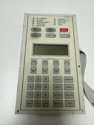 Edwards EST 2-LCD Fire Alarm Display for EST2 used