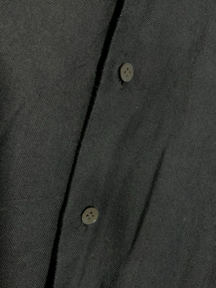 GUGLIELMINOTTI MILANO Black SZ 42 All Cotton Men’s Flannel Shirt PVGC - Image 3 of 4