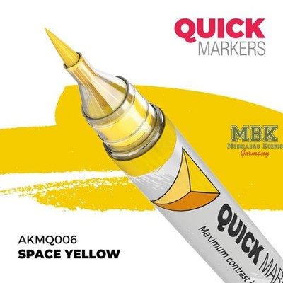 AK Interactive S.L. AK-MQ006 SPACE YELLOW - QUICK MARKERS