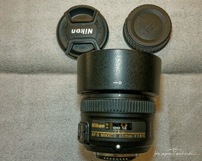Nikon AF-S NIKKOR 50 mm 1:1,8G Objektiv (58mm Filtergewinde) -- neuwertig
