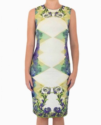 Versace Collection 2016 Kleid Damen Größe 44 Mehrfarbig Luxus Authentisch Obe...