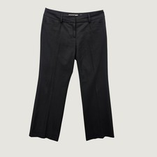 Michael Kors Gramercy Fit Black Dress Pants Trousers Womens 4 Regular Career