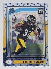 Daijun Edwards 2024 Panini Donruss Optic #223 Rookie Stars Prizm Steelers