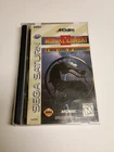 Mortal Kombat II (Sega Saturn, 1996) Complete. Registration Card. Untested