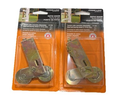 Prime Line  Patio Door Tandem Roller Assembly Steel Ball Bearing Wheel (2 Pack)