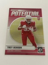 2024 Panini Donruss Optic Trey Benson Hidden Potential Insert RC #10 Cardinals
