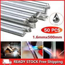 50PCS Aluminum Brazing Solution Welding Flux-Cored Rods Low Temperature Wire