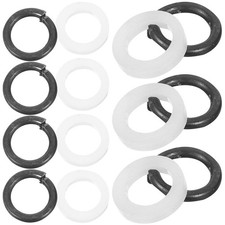 Durable Guitar Strap Locks with Anti Skid Pads Metal Plastic 48Pcs Set