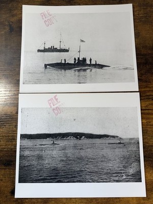 Vinatge US Navy Photo Lot Submarines FILE COPY Japanese Naval Intelligence 8x10