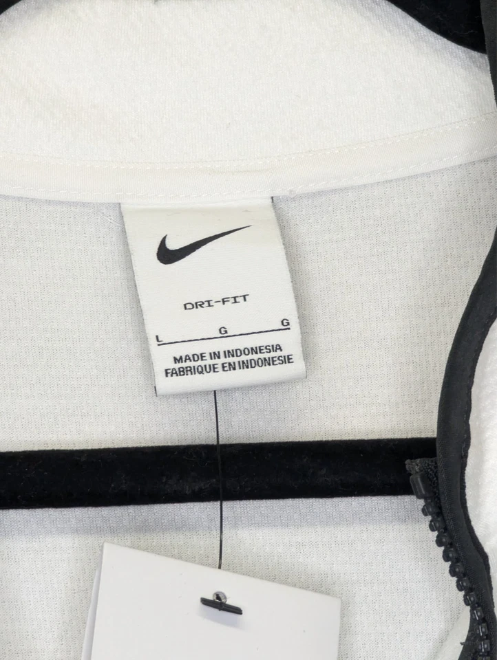 Nike Dri-Fit Victory 1/2 Zip Long Sleeve Golf Pullover Jacket Men’s Large White - Image 2 of 4