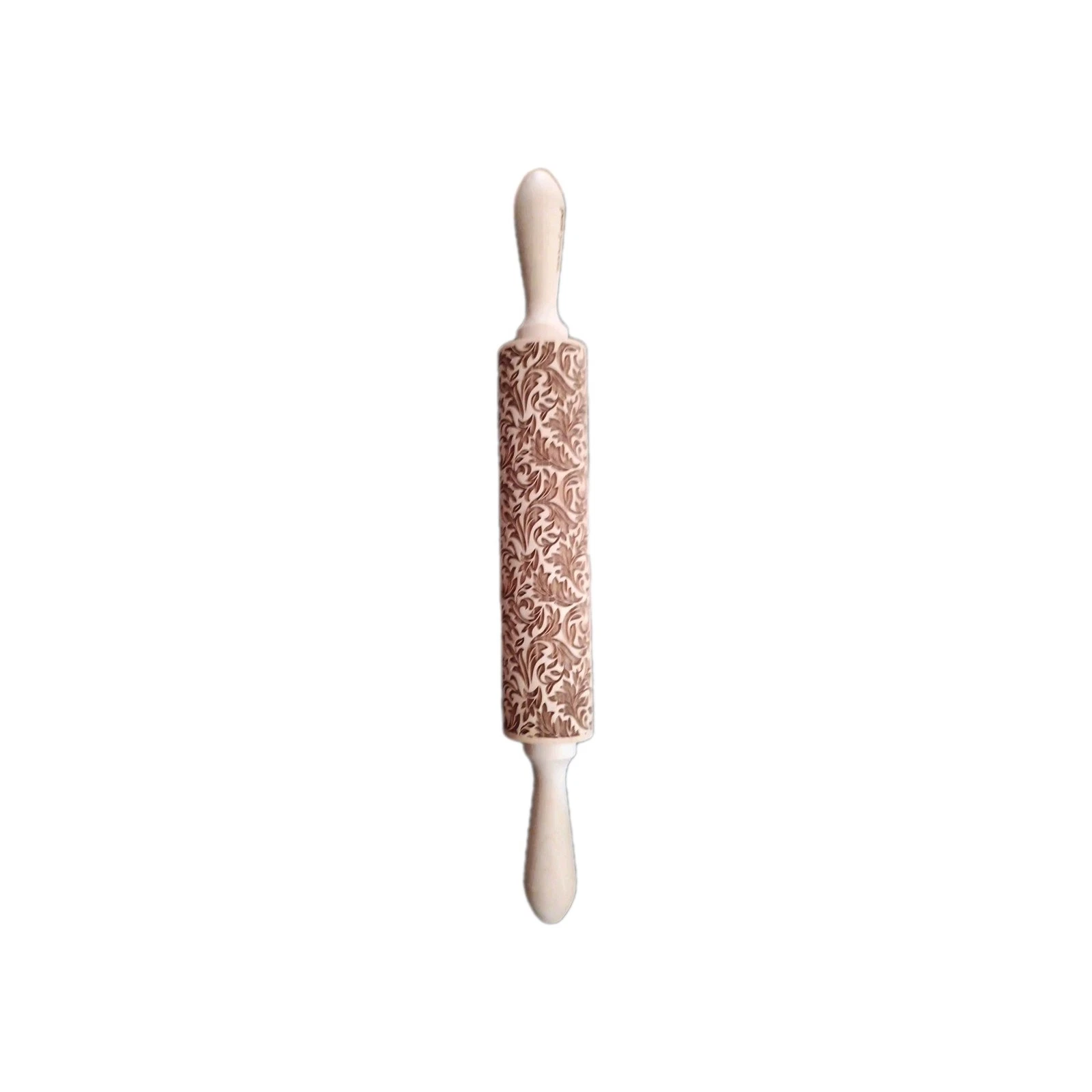 Pastrymade Victorian Style Embossed Wooden Rolling Pin