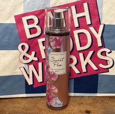 Bath  Body Works SWEET PEA Fine Fragrance Body Mist Spray 8 fl oz/236mL-New   