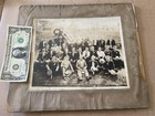 1920s Men Photo Anchor Flag Ribbon Badge Straw Boater Hat Antique Group — photo 5