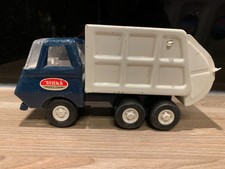 Tonka Müllauto, LKW, Blechauto, Modellauto blau weiß Müllwagen Müllabfuhr