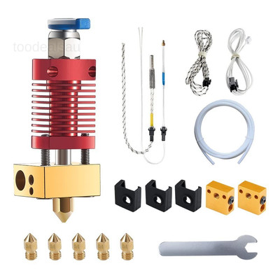 5Aplusreprap Ender 3 Hotend Upgrade: M3 Stud Thermistor,Fast Red Set A