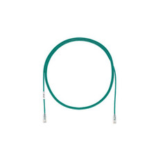 15 ft Panduit UTP28SP15GR 28 AWG Copper Cat 6 UTP Patch Cord Green