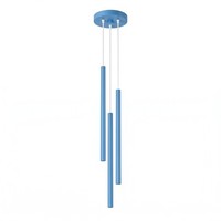 HäNgelampe Esszimmer Stahl Hellblau G9 Modern Ø 19,5 Cm Pendelleuchte Esstisch