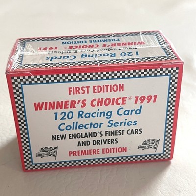 Winners Choice 1991 Racing Cards Box 120ct New England Premiere Edition Sealed
