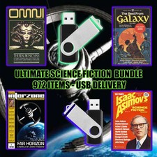 972 ISSUES Ultimate Science Fiction Bundle on USB