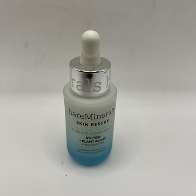 bareMinerals Skin Rescue Pure Moisture Serum + Plant Algae - 1 oz / 30mL NEW