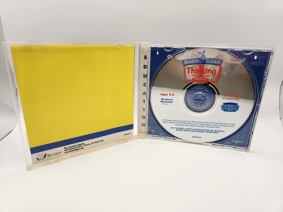 Reader Rabbit: Learn To Read With Phonics & Thinking Adventures CD-ROM ...