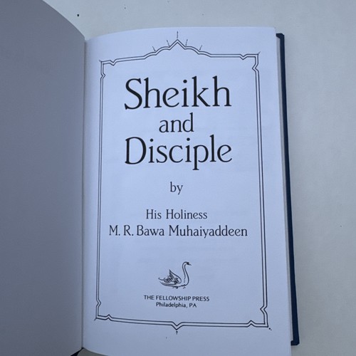 Sheikh and Disciple – M.R. Bawa Muhaiyaddeen – 1992 HC Sufism Islam - Foto 7 di 10