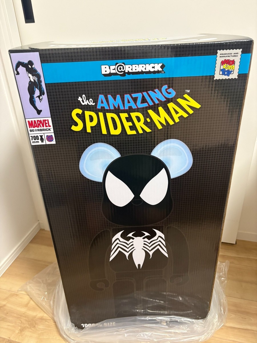 MEDICOM TOY - BE@RBRICK SPIDER-MAN BLACKCOSTUME 1000％① BE@RBRICK SPIDER MAN BLACK COSTUME 1000 % Medicom Toy