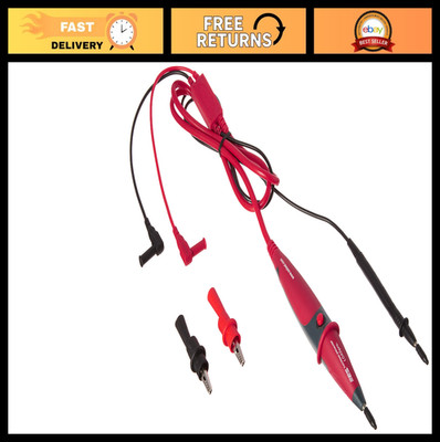 Dynamic Test Leads - 180'' Length, Red & Black, High-Performance Electrical Testi