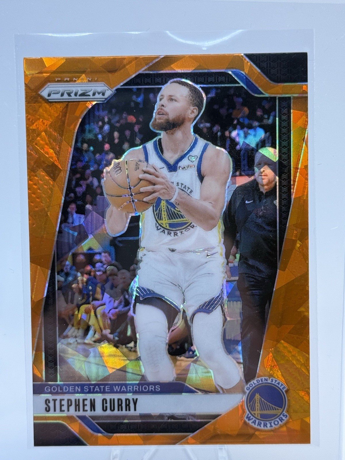 2024-25 Panini Prizm - Stephen Curry #134 Orange Ice Prizm Golden State Warriors