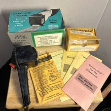 1960 Lectro-Stik Waxer De Luxe Model - Vintage Electric Roll On Adhesive Tool