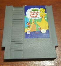 Original NES: Nintendo Entertainment Sesame Street; Big Bird's Hide & Speak VF