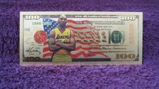 Kobe Bryant Banknote Basketball Card Bill LA Lakers Trading Cards NBA Rookie