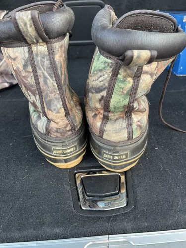 Game Winner Men’s Camo Duck Boots Hunting Camping Hiking Outdoor Lace Up Size 12 - Picture 4 of 8